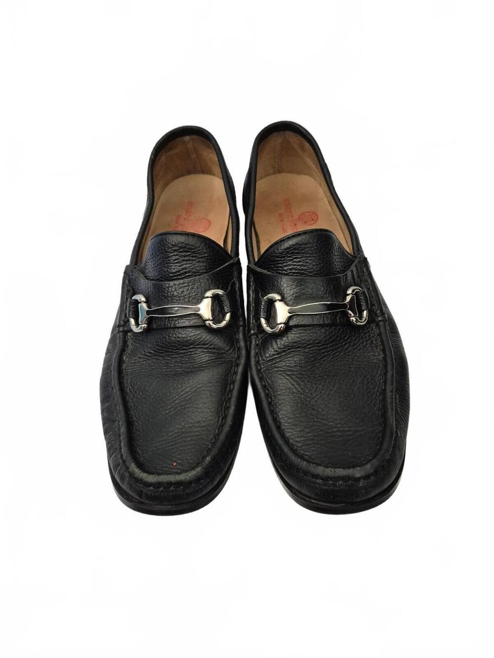 Marc Joseph New York Men’s Black Leather Horsebit Loafers Size 11.5 – Classic